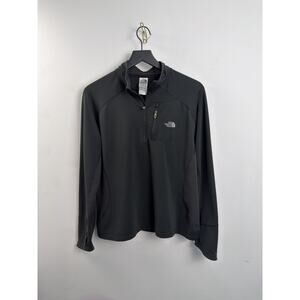 The North Face Jacket Women's XLarge Blue Nylon Quarter Zip Flight Series